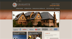 Desktop Screenshot of charlotteroofing.com